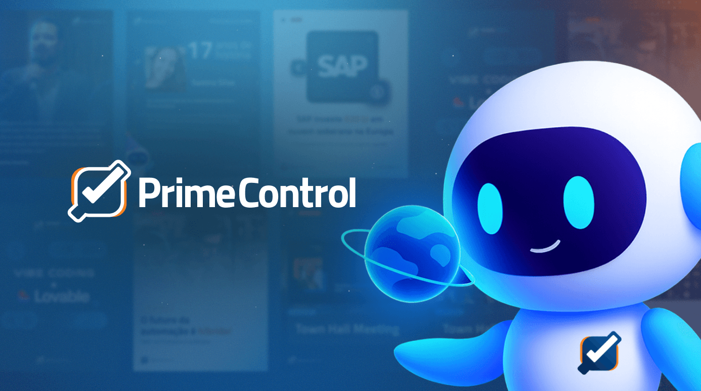Imagem do case Prime Control pela Typic