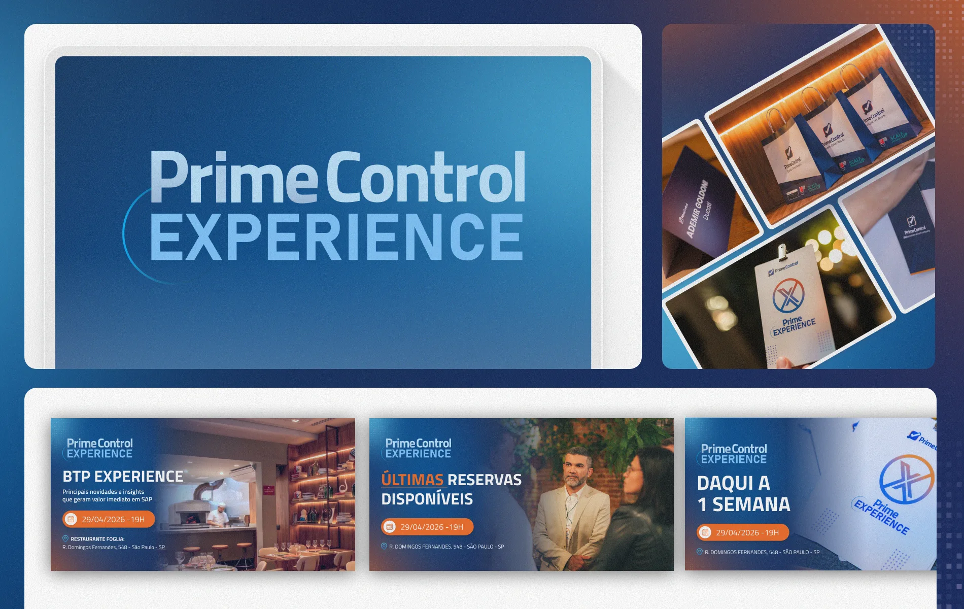 Foto do case Prime Control pela Typic